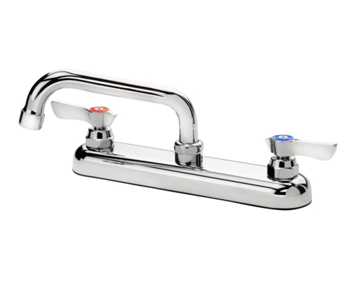 Krowne 13-806L Deck Mount Faucet - 6" Swing Spout, 8" Centers-cityfoodequipment.com