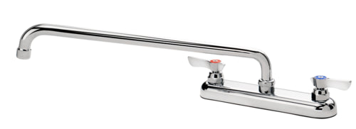 Krowne 13-816L Deck Mount Faucet w/ 16" Swing Nozzle-cityfoodequipment.com