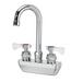 Krowne 14-400L Splash Mount Faucet - 3 1/2" Gooseneck Spout, 4" Centers-cityfoodequipment.com
