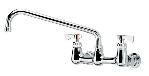 Krowne 14-812L Splash Mount Faucet w/ 12" Swing Nozzle-cityfoodequipment.com