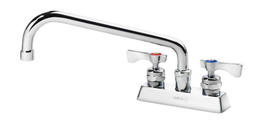 Krowne 15-310L Deck Mount Faucet - 10" Swing Spout, 4" Centers-cityfoodequipment.com
