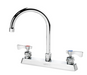 Krowne 15-501L Deck Mount Faucet - 6" Gooseneck Spout, 8" Centers-cityfoodequipment.com