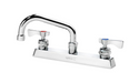 Krowne 15-506L Deck Mount Faucet - 6" Swing Spout, 8" Centers-cityfoodequipment.com