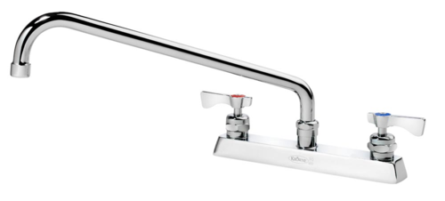 Krowne 15-514L Deck Mount Faucet w/ 14" Swing Nozzle-cityfoodequipment.com