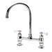 Krowne 15-802L Deck Mount Faucet - 8 1/2" Gooseneck Spout, 8" Centers-cityfoodequipment.com