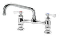 Krowne 15-808L Deck Mount Faucet - 8" Swing Spout, 8" Centers-cityfoodequipment.com