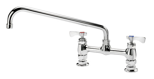Krowne 15-814L Deck Mount Faucet w/ 14" Swing Nozzle-cityfoodequipment.com