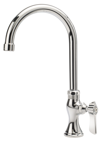 Krowne 16-116L Deck Mount Single Pantry Faucet - 6" Gooseneck Spout, Single Hole-cityfoodequipment.com