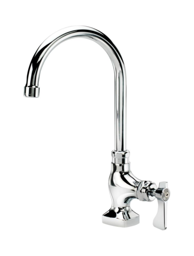 Krowne 16-203L Deck Mount Pantry Faucet w/ 6" Gooseneck Nozzle-cityfoodequipment.com