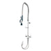 Krowne 17-202WL 35"H Deck Mount Pre Rinse Faucet - 1 1/5 GPM, Base with Nozzle-cityfoodequipment.com