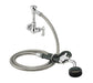 Krowne 19-101L 8"H Wall Mount Pre Rinse Faucet - 1 3/5 GPM, Base with Nozzle-cityfoodequipment.com