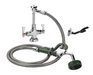 Krowne 19-201L 10 1/2"H Deck Mount Pre Rinse Faucet - 1 3/5 GPM, Base with Nozzle-cityfoodequipment.com