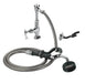 Krowne 19-203L 10 1/2"H Deck Mount Pre Rinse Faucet - 1 3/5 GPM, Base with Nozzle-cityfoodequipment.com