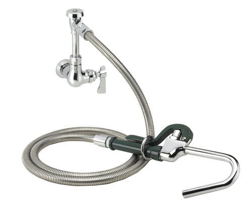 Krowne 20-101L Wall Mount Pot Filler Faucet w/ 72" Hose & Hook Nozzle-cityfoodequipment.com