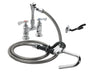 Krowne 20-204L Deck Mount Pot Filler Faucet w/ 72" Hose & Hook Nozzle-cityfoodequipment.com