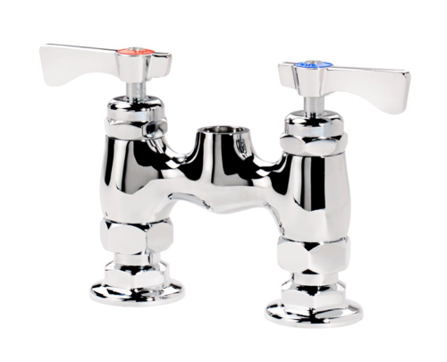 Krowne 21-204L Low Lead Royal Series Deck Mount Base w/ 4" Center, Pre-Rinse-cityfoodequipment.com