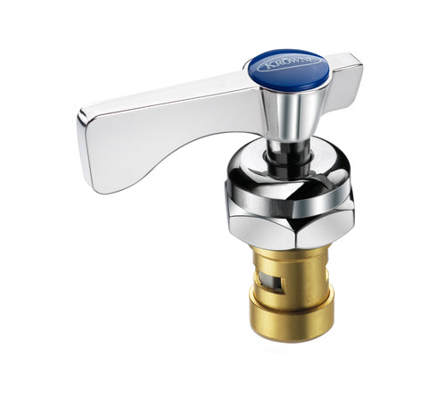 Krowne 21-308L Cold Stem Assembly Valve & Handle Repair Kit w/ 1/4 Turn for Royal Series Faucets & Pre-Rinse Units-cityfoodequipment.com