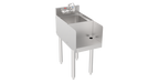 Krowne 18-12BD 12" Silver Series 1 Compartment Sink w/ 10"L x 12"W Bowl, 7" Deep-cityfoodequipment.com