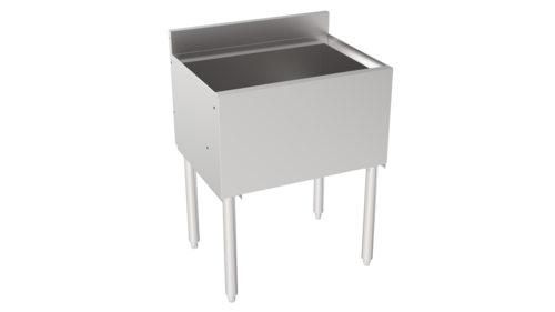 Krowne 18-24 24" Silver Series Cocktail Station w/ 80 lb Ice Bin, Stainless Steel-cityfoodequipment.com