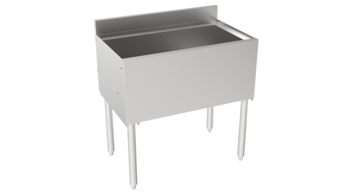 Krowne 18-30 30" Silver Series Cocktail Station w/ 97 lb Ice Bin, Stainless Steel-cityfoodequipment.com