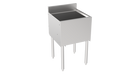 Krowne 18-18 18" Silver Series Cocktail Station w/ 60 lb Ice Bin, Stainless Steel-cityfoodequipment.com