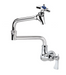 Krowne 16-179L Splash Mount Pot Filler Faucet w/ 12" Double Jointed Swing Nozzle-cityfoodequipment.com