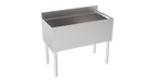 Krowne 18-36 36" Silver Series Cocktail Station w/ 112 lb Ice Bin, Stainless Steel-cityfoodequipment.com
