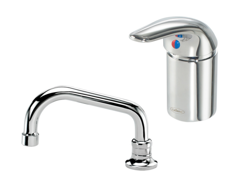 Krowne 16-331L Deck Mount Faucet w/Remote Spout & Single Hole-cityfoodequipment.com