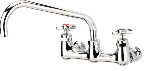 Krowne 18-812L Splash Mount Faucet w/ 12" Swing Nozzle-cityfoodequipment.com