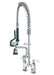 Krowne 18-408L 24 7/8"H Deck Mount Pre Rinse Faucet - 1.2 GPM, Base with Nozzle-cityfoodequipment.com