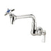 Krowne 16-178L Splash Mount Pot Filler Faucet w/ 6" Swing Nozzle-cityfoodequipment.com
