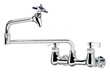 Krowne 16-252L Splash Mount Pot Filler Faucet w/ 18" Swing Nozzle-cityfoodequipment.com