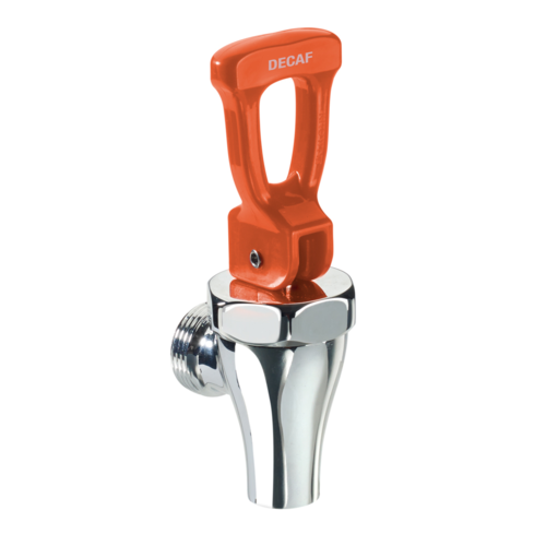 Krowne 19-302 Coffee Urn Facuets- Orange for Decaff-cityfoodequipment.com