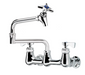 Krowne 16-251L Splash Mount Pot Filler Faucet w/ 12" Swing Nozzle-cityfoodequipment.com