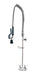 Krowne 17-124WL 35"H Wall Mount Pre Rinse Faucet - 1.15 GPM, Base with Nozzle-cityfoodequipment.com