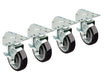 Krowne 28-166S Caster Set w/ Triangle Plate For Double Stack Convection Oven-cityfoodequipment.com