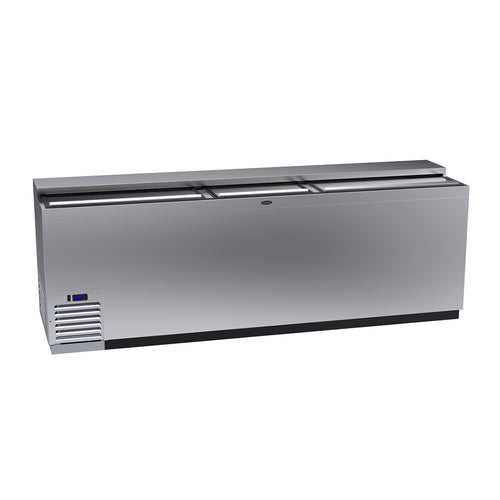 Krowne BC96-SS 96" Forced Air Bottle Cooler - Holds (852) 12 oz Bottles, Stainless, 115v-cityfoodequipment.com
