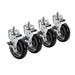 Krowne 28-146S 5" Universal Threaded Stem Caster Set-cityfoodequipment.com