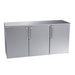 Krowne BD72 72" Non-Refrigerated Back Bar Storage Cabinet, 24"D-cityfoodequipment.com