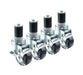 Krowne 28-118S Stem Caster Set for 1 1/2" Tubing w/ 3" Wheel-cityfoodequipment.com