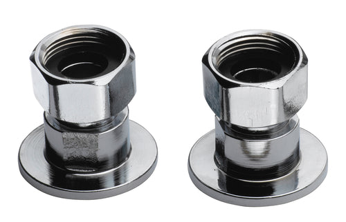 Krowne 21-400L Low Lead Commercial Coupling Flanges For 12 8 Series Faucets-cityfoodequipment.com