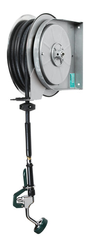 Krowne 24-603 35 ft Open Powder Coated Hose Reel Assembly, Mounts To Ceiling-cityfoodequipment.com