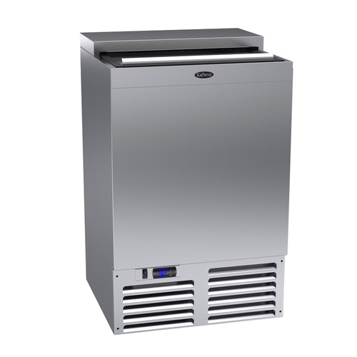 Krowne BC24-SS 24" Forced Air Bottle Cooler - Holds (120) 12 oz Bottles, Stainless, 115v-cityfoodequipment.com