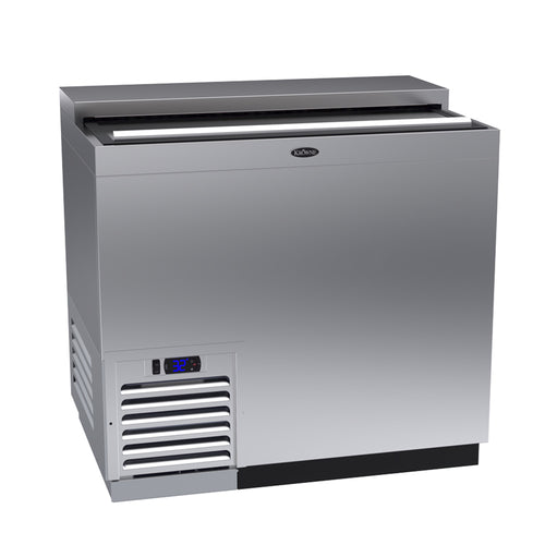 Krowne BC36-SS 36" Forced Air Bottle Cooler - Holds (192) 12 oz Bottles, Stainless, 115v-cityfoodequipment.com