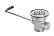 Krowne 22-201 Twist Waste w/ 3" Sink Opening & 1 1/4" Overflow Outlet-cityfoodequipment.com