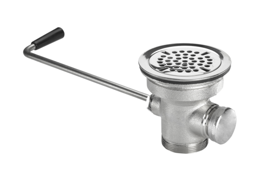 Krowne 22-201 Twist Waste w/ 3" Sink Opening & 1 1/4" Overflow Outlet-cityfoodequipment.com