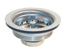 Krowne 23-123 3 1/2" Kitchen Sink Drain w/ Basket, Stainless Steel-cityfoodequipment.com