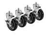 Krowne 28-141S Universal Threaded Stem Caster Set, 1/2 x 13"-cityfoodequipment.com