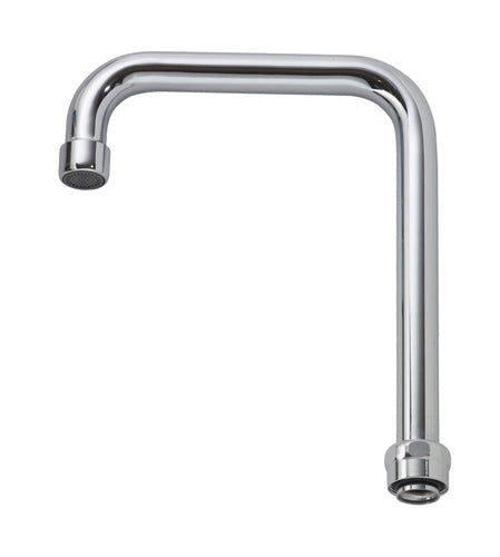 Krowne 21-431L 6" Double Bend Gooseneck Spout-cityfoodequipment.com