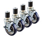 Krowne 30-129S 5" Stem Caster for Work Tables - 200 lb Capacity-cityfoodequipment.com
